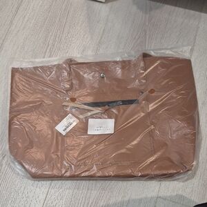 Brown Leather Tote Bag